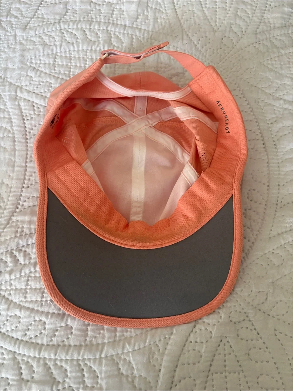 adidas Kids Coral Pink Aeroready Cap